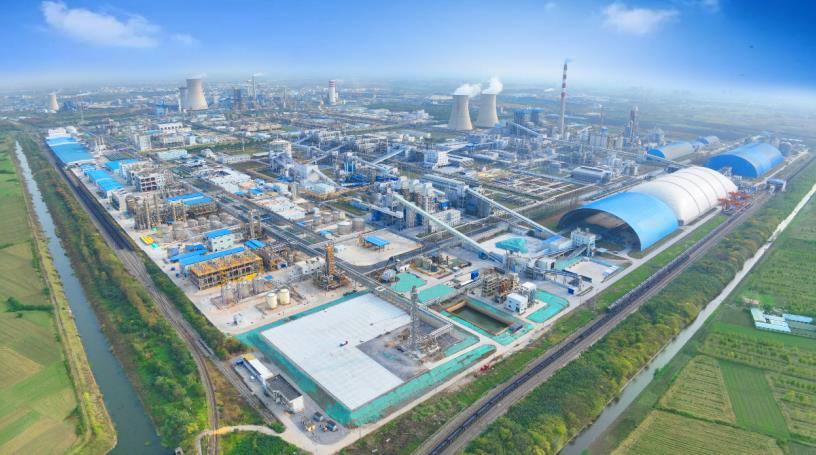 华塑股份厂区鸟瞰图。张洋洋摄